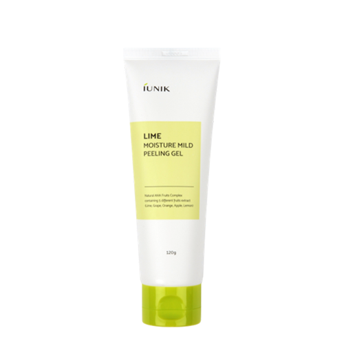 iUNIK - Lime Moisture Mild Peeling Gel - Jemný gélový peeling s prírodnými AHA kyselinami - 90ml