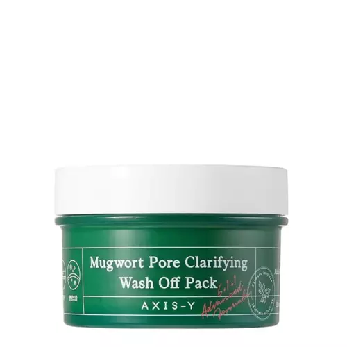 Axis-y - Mugwort Pore Clarifying Wash Off Pack - Čistiaca pleťová maska s palinou - 100ml