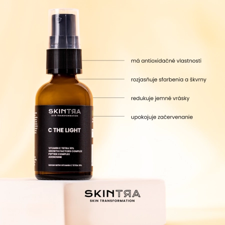 SkinTra - C The Light - Sérum s 10% tetra vitamínom C - 30ml