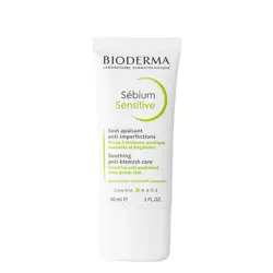 Bioderma - Sebium Sensitive - Upokojujúci krém pre aknóznu pleť - 30ml