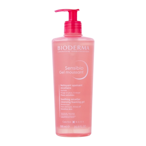 Bioderma - Sensibio Gel Moussant - Upokojujúci micelárny gél s hydratačným účinkom - 500 ml