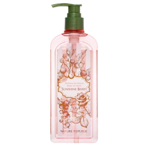 Nature Republic - Perfume De Nature Body Oil Wash - Sprchovací olej na telo - Sunshine Berry - 345ml