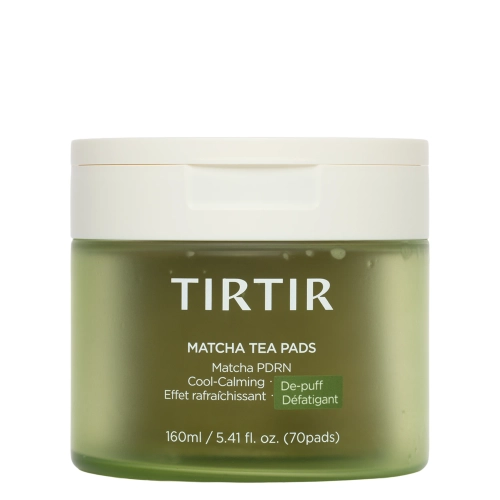 TIRTIR - Matcha Tea Pads - Tonizujúce pleťové tampóny s matchou - 70ks/160ml