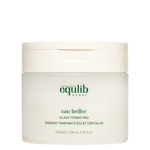 Equlib - Eau Briller Glass Toning Pad - Hydratačné tampóny na tvár - 100ks / 200ml