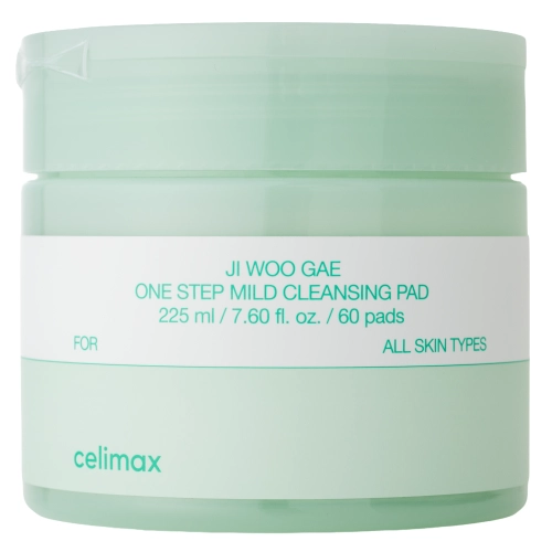 Celimax - Ji.Woo.Gae One Step Mild Cleansing Pad - Čistiace pleťové tampóny - 60 ks
