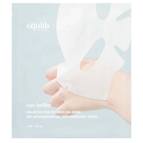 Equlib - Eau Briller MelaVita Pore-Refining Gel Mask - Rozjasňujúca pleťová maska - 1ks/34g