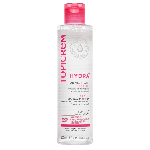 Topicrem - Hydra+ Gentle Micellar Water - Jemná micelárna voda - 200ml