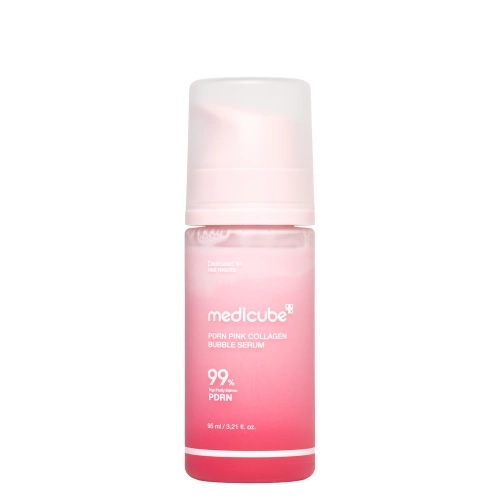 Medicube - PDRN Pink Collagen Bubble Serum - Ružové penové sérum s PDRN a kolagénom - 95ml