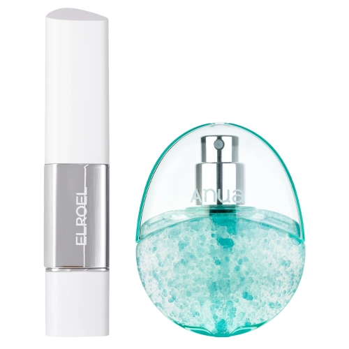 ELROEL Deep Heartleaf Prep - Sada pre líčenie a hydratáciu - Multifunkčný sprej na tvár 30ml + Make-up v tyčinke s SPF 13g