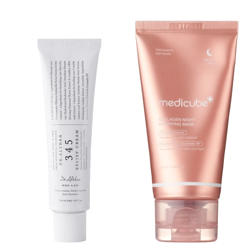 Sada Night Renewal Duo - Peel-off nočná maska 75 ml + Ľahký krém 50 ml