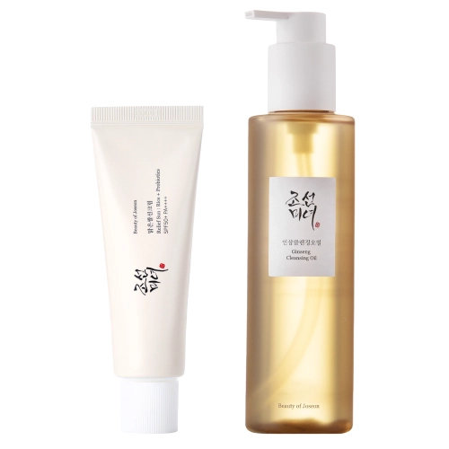 Beauty of Joseon - Sada Cleansing & SPF Duo - Odličovací olej - 210 ml + Ľahký SPF50+ krém na tvár - 50 ml