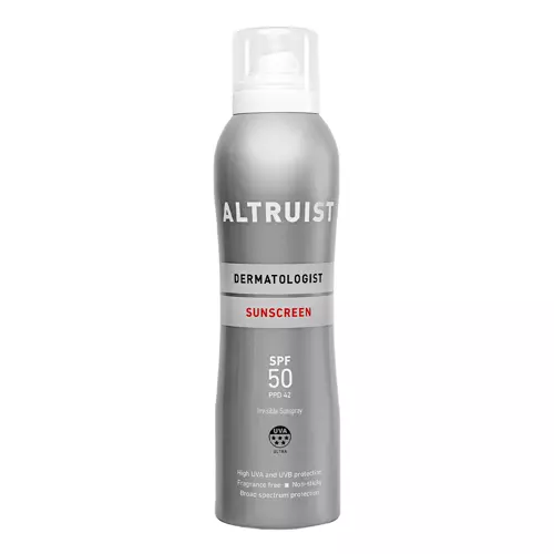 Altruist - Invisible Sunspray SPF50 - Vodeodolný ochranný sprej - 200ml