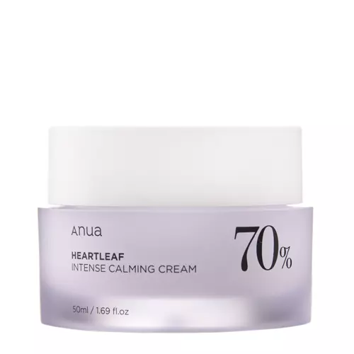 Anua - Heartleaf 70% Intense Calming Cream - Upokojujúci krém s extraktom z hutínie srdčitej - 50 ml