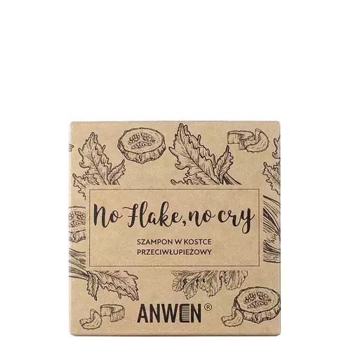 Anwen - No Flake, No Cry - Tuhý šampón proti lupinám - plechové balenie - 75 g