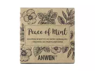 Anwen - Peace Of Mint - Tuhý šampón pre normálnu a mastiacu sa pokožku hlavy - plechové balenie - 75 g