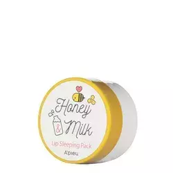 A'pieu - Honey & Milk Lip Sleeping Pack - Vyživujúca maska na pery s extraktom z medu - 6,7g