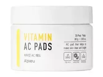 A'pieu - Vitamínové AC vankúšiky - Zjemňujúce vankúšiky na tvár s vitamínmi - 35 ks