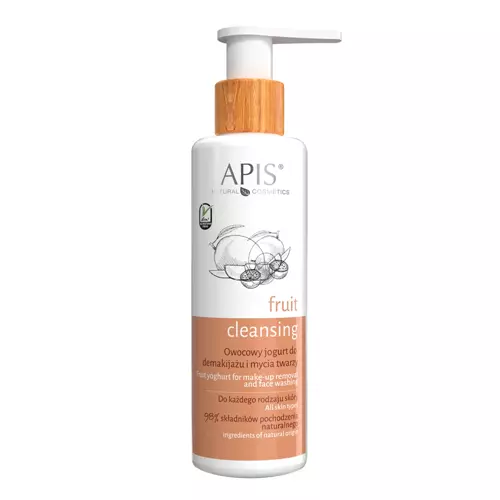 Apis - Fruit Cleansing - Fruit Yoghurt For Make-Up Removal and Face Washing - Ovocná odličovacia a čistiaca jogurtová emulzia - 150ml