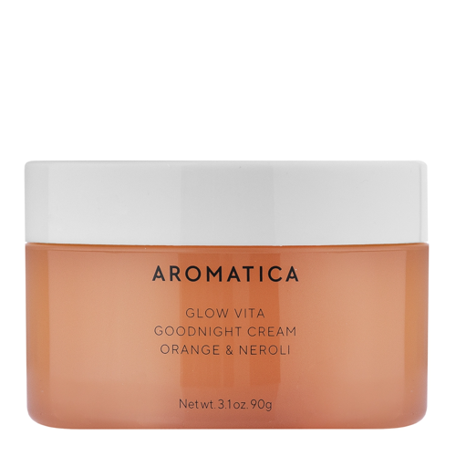 Aromatica - Glow Vita Goodnight Cream Orange & Neroli - Hydratačný nočný krém s niacínamidom a ceramidmi - 90 g
