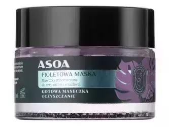 Asoa -  Pleťová maska - fialový íl - 50ml