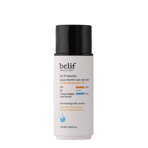 Belif - UV Protector Aqua Bomb Sun Serum SPF50+ PA++++ - Hydratačný SPF krém na tvár - 50 ml