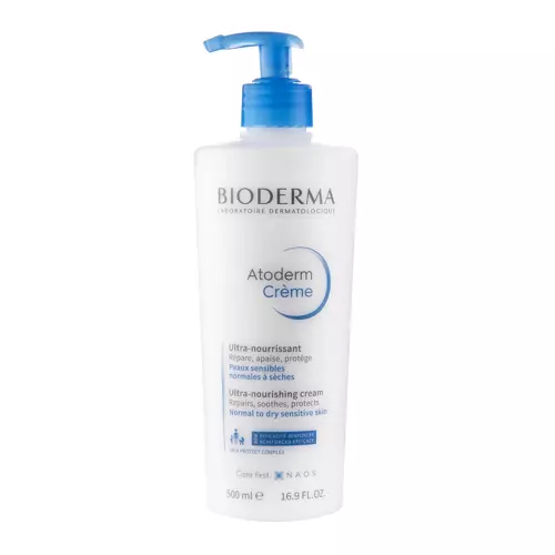 Bioderma - Atoderm Cream - Hydratačný krém na telo a tvár - 500ml