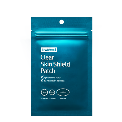 By Wishtrend - Clear Skin Shield Patch - Hydrokoloidné náplasti na nedokonalosti - 39 ks