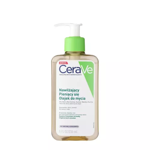CeraVe - Hydratačný čistiaci peniaci olej na telo aj tvár - 236ml