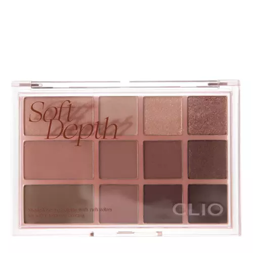 Clio - Shade & Shadow Palette - 02 Soft Depth - Paleta očných tieňov - 9,6 g