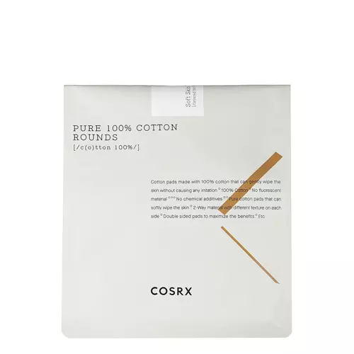 Cosrx - Pure 100% Cotton Rounds - Mäkké bavlnené pleťové tampóny - 80ks