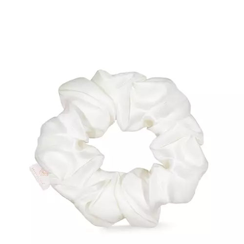 Crystallove - Silk Scrunchie - Ivory - Gumička do vlasov z prírodného hodvábu - 1ks