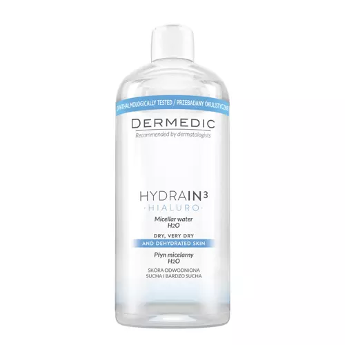 Dermedic - Hydrain 3 Hialuro - Micellar Water H2O - Micelárna voda - 500ml