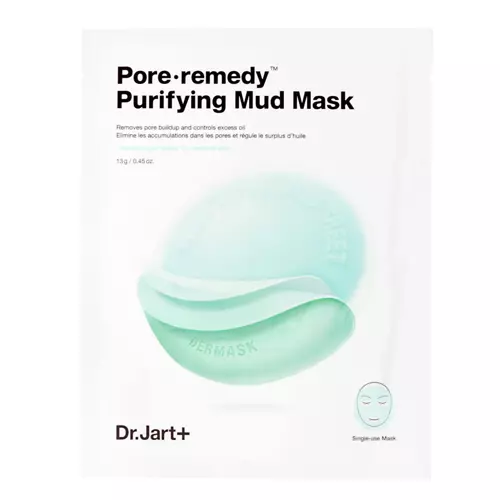 Dr.Jart+ - Pore Remedy Purifying Mud Mask - Čistiaca textilná maska ​​- 13 g