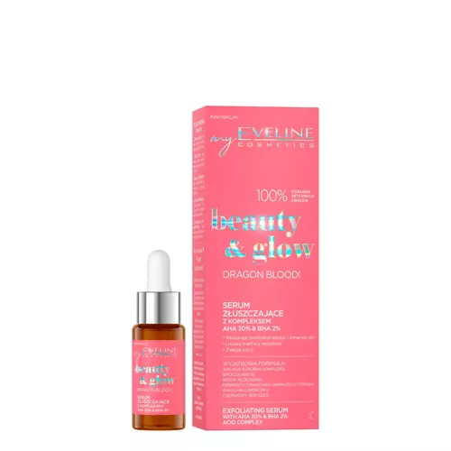 Eveline Cosmetics - Beauty & Glow - Dragon Blood! - Exfoliačné sérum s komplexom AHA a BHA kyselín - 18ml