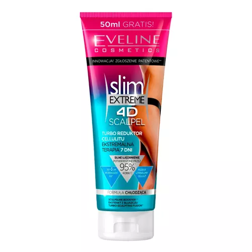 Eveline Cosmetics - Slim Extreme 4D - Chladivý balzam redukujúci celulitídu - 250ml