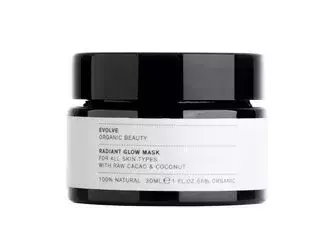 Evolve Organic Beauty - Radiant Glow Organic Face Mask - Rozjasňujúca kakaová pleťová maska - 30 ml