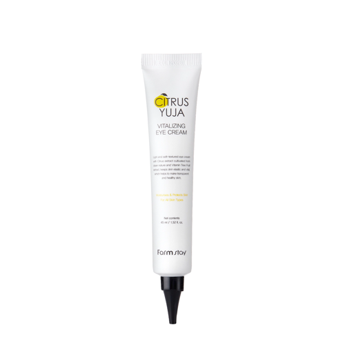 Farmstay - Citrus Yuja Vitalizing Eye Cream - Revitalizačný očný krém s extraktom z yuzu - 45 ml