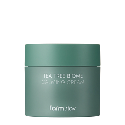 Farmstay - Tea Tree Biome Calming Cream - Upokojujúci krém na tvár s extraktom z čajovníka - 80 ml