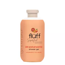 Fluff - Superfood - Anti-cellulite Shower Gel - Sprchový gél - broskyňa a grapefruit - 500 ml