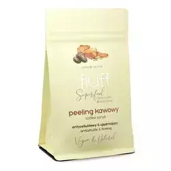 Fluff - Superfood - Coffee Scrub - Kávový peeling - Kávový telový peeling - Coffee & Caramel - 100g