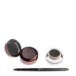 Ibra Makeup - Eyebrow Pomade & Powder - Brown - Pomáda a fixačný tieň na obočie - 7g