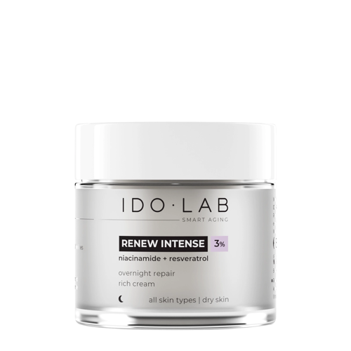 Ido Lab - Renew Intense - Revitalizačný nočný krém na tvár - 50 ml