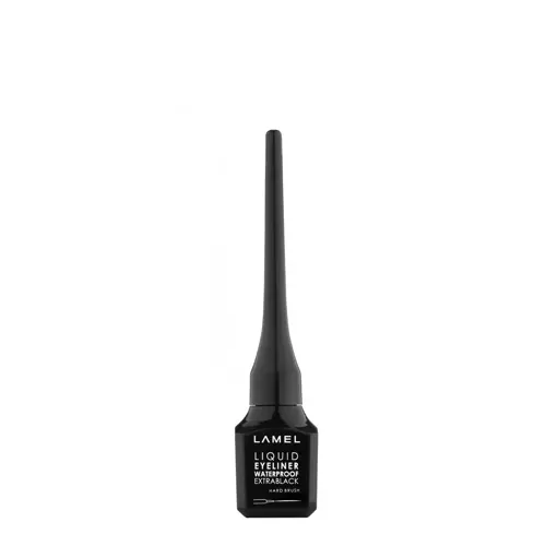 LAMEL - Liquid Eyeliner with Hard Brush - 01 Extra Black - Tekutá očná linka - 3,5ml