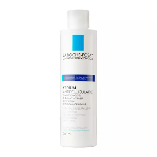 La Roche-Posay - Kerium Anti-Dandruff Oily Scalp - Gélový šampón proti lupinám pre mastnú pokožku hlavy - 200ml