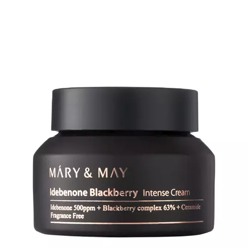 Mary&May - Idebenone Blackberry Intense Cream - Krém proti vráskam s idebenónom - 70 g