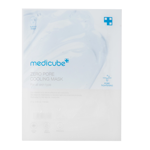 Medicube - Zero Pore Cooling Mask - Chladivá plátienková maska - 1 ks / 27 g