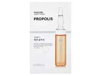 Missha - Mascure Propolis Nutrition Sheet Mask - Plátenková maska s propolisom - 28ml