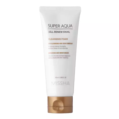 Missha - Super Aqua Cell Renew Snail Cleansing Foam - Čistiaca hydratačná pena na pleť - 100ml