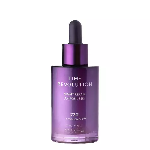 Missha - Time Revolution Night Repair Ampoule 5x - Spevňujúce sérum s fermentovaným lyzátom Bifida - 50ml