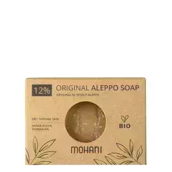 Mohani - Tuhé mydlo z Aleppa na tvár a telo s BIO olivovým a vavrínovým olejom - 12% - 185g